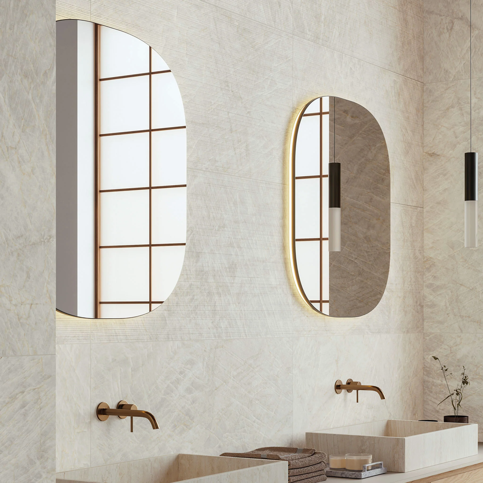 Adele Pearl Fluted Tile - Image 5