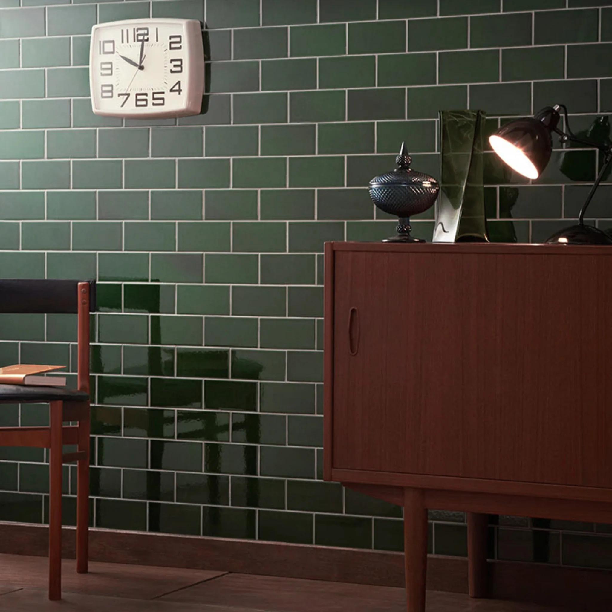 Albert's Racing Green Wall Tile - Image 4