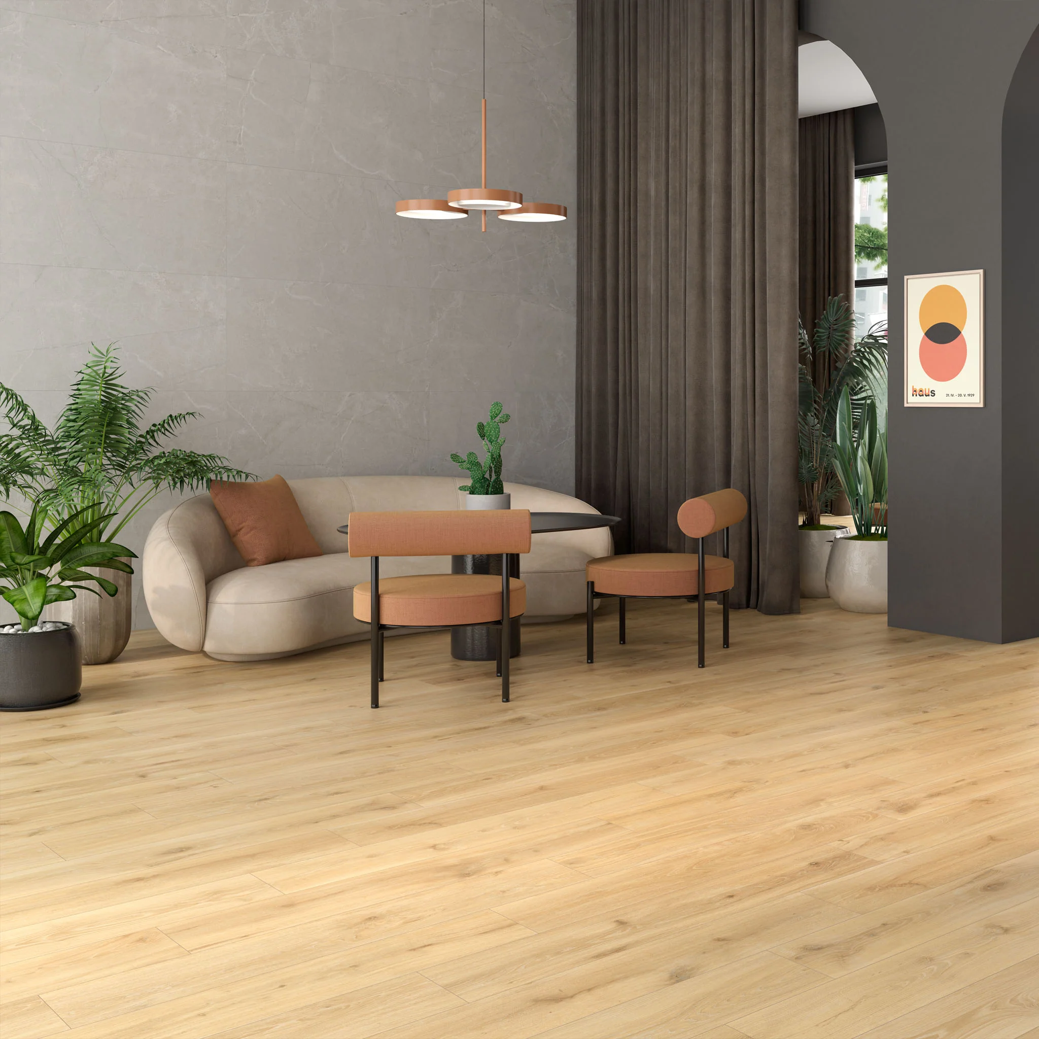 Arden Oak Wood Effect Tile - Image 3