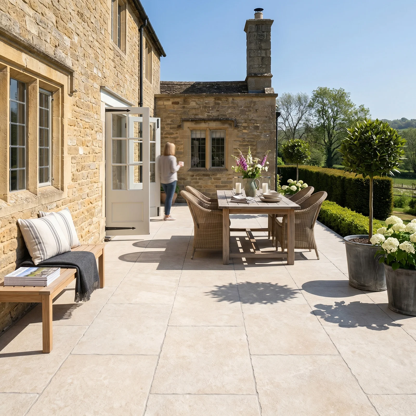 Arles Beige 2CM Outdoor Tile - Image 2