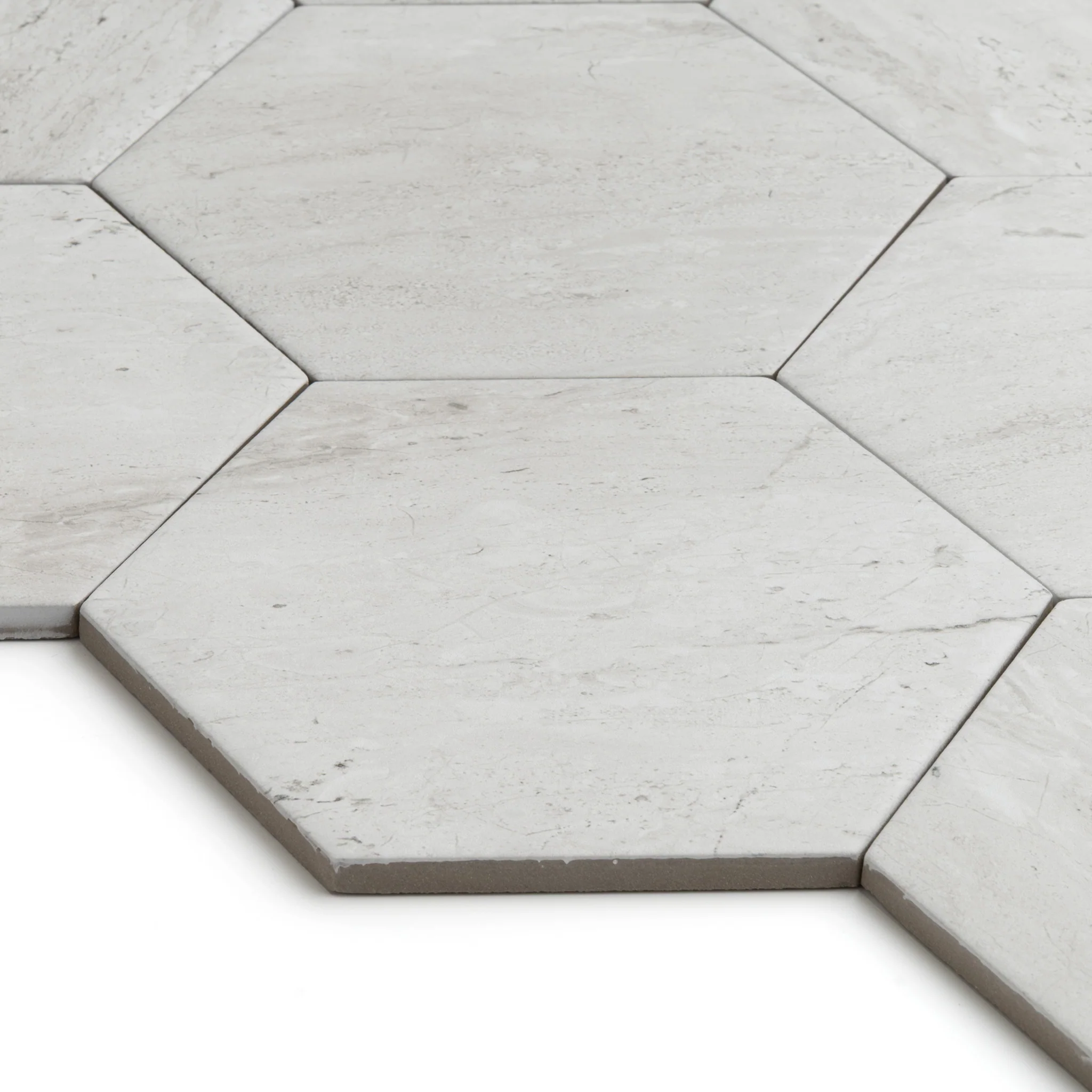 Atrium Grey Hex Hexagon Tile - Image 5