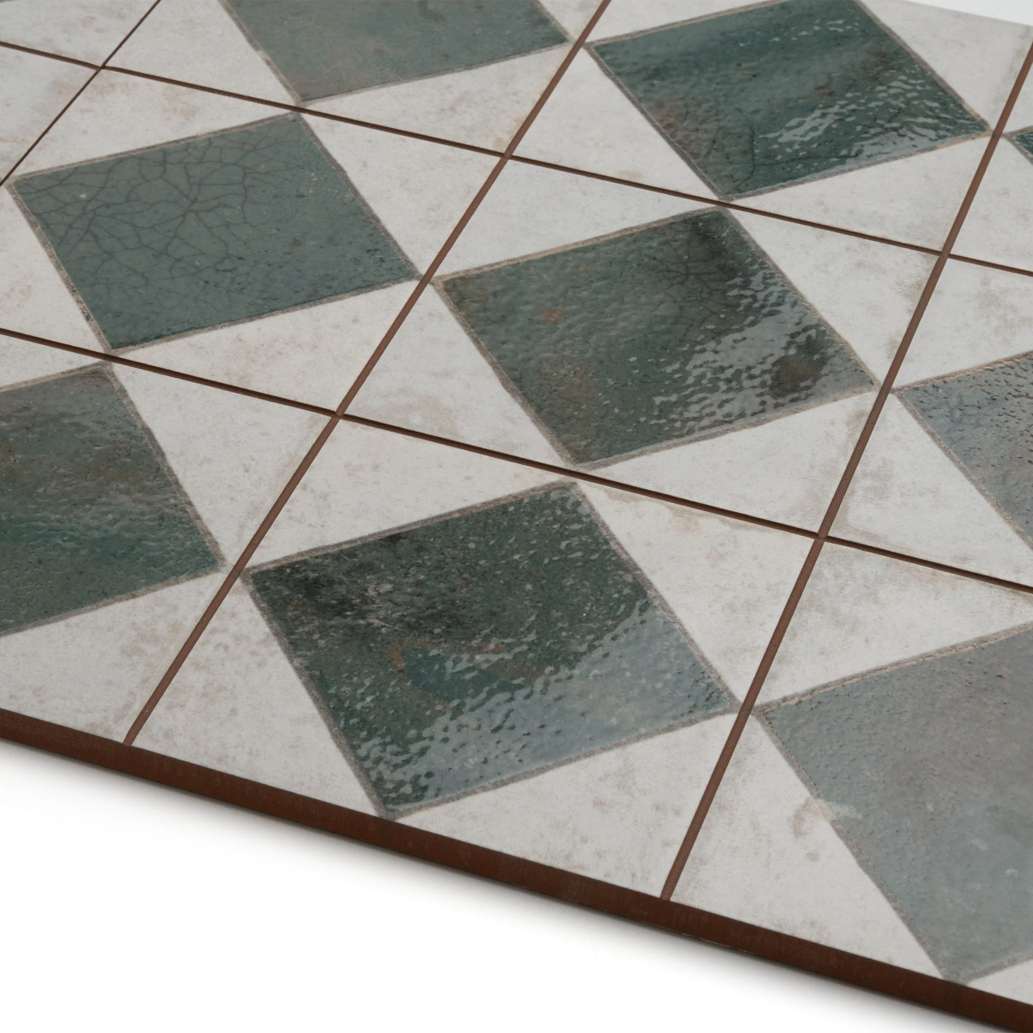 Auberge Green Patterned Tile - Image 3