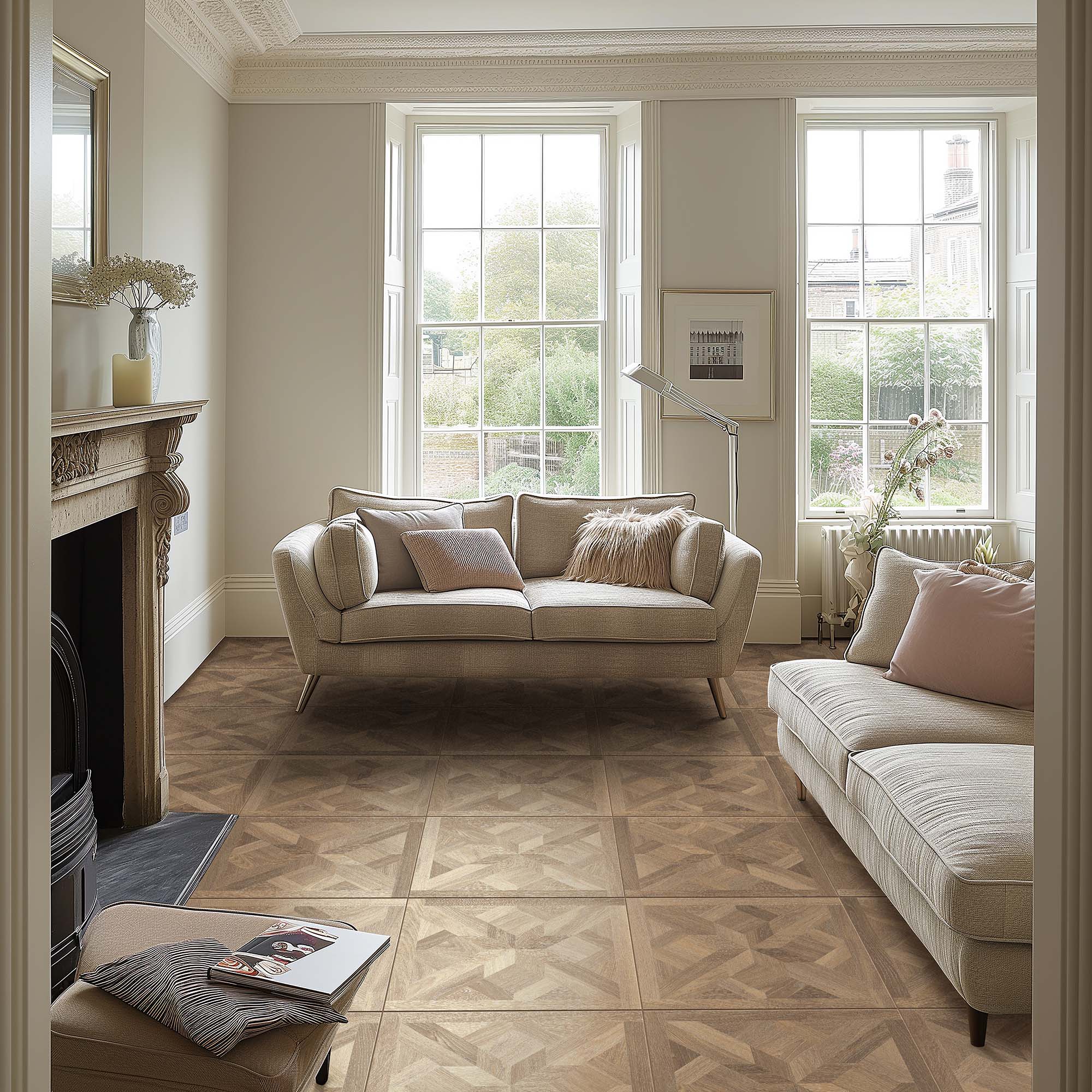 Avery Walnut Floor Tile - Image 2