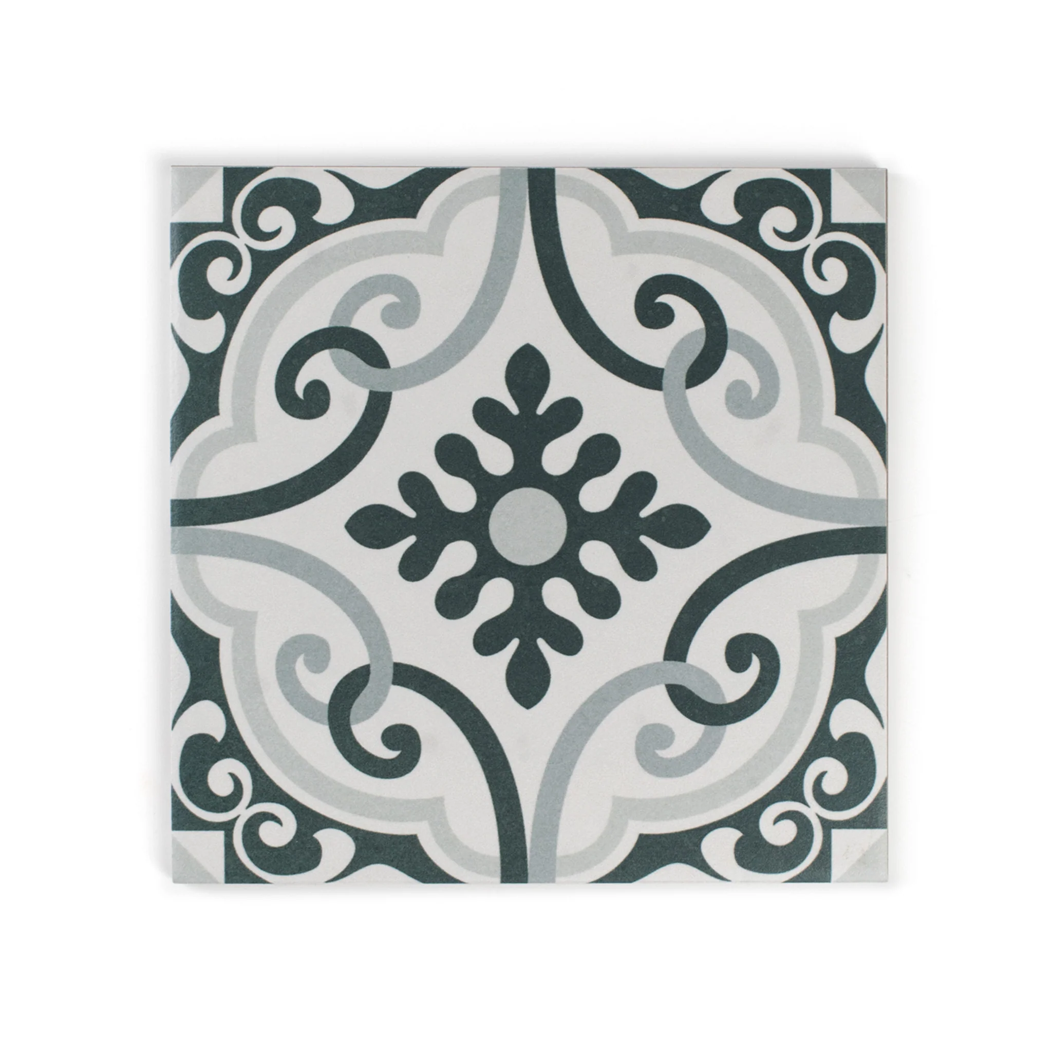 Casablanca Black Patterned Tile - Image 3