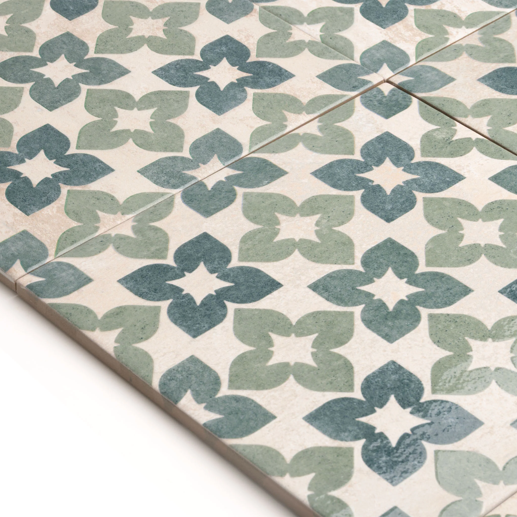Catalina Green Patterned Tile - Image 3