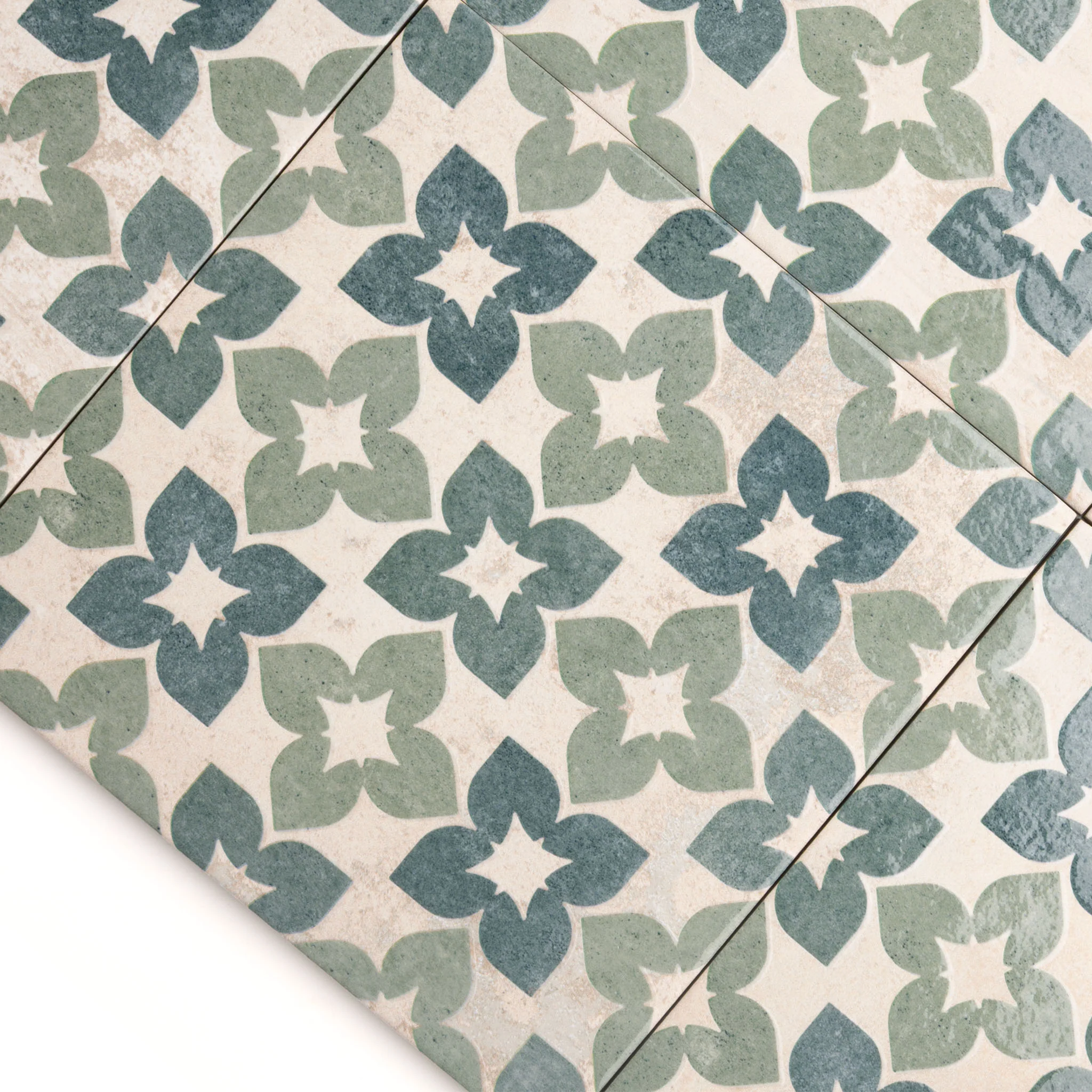 Catalina Green Patterned Tile - Image 4
