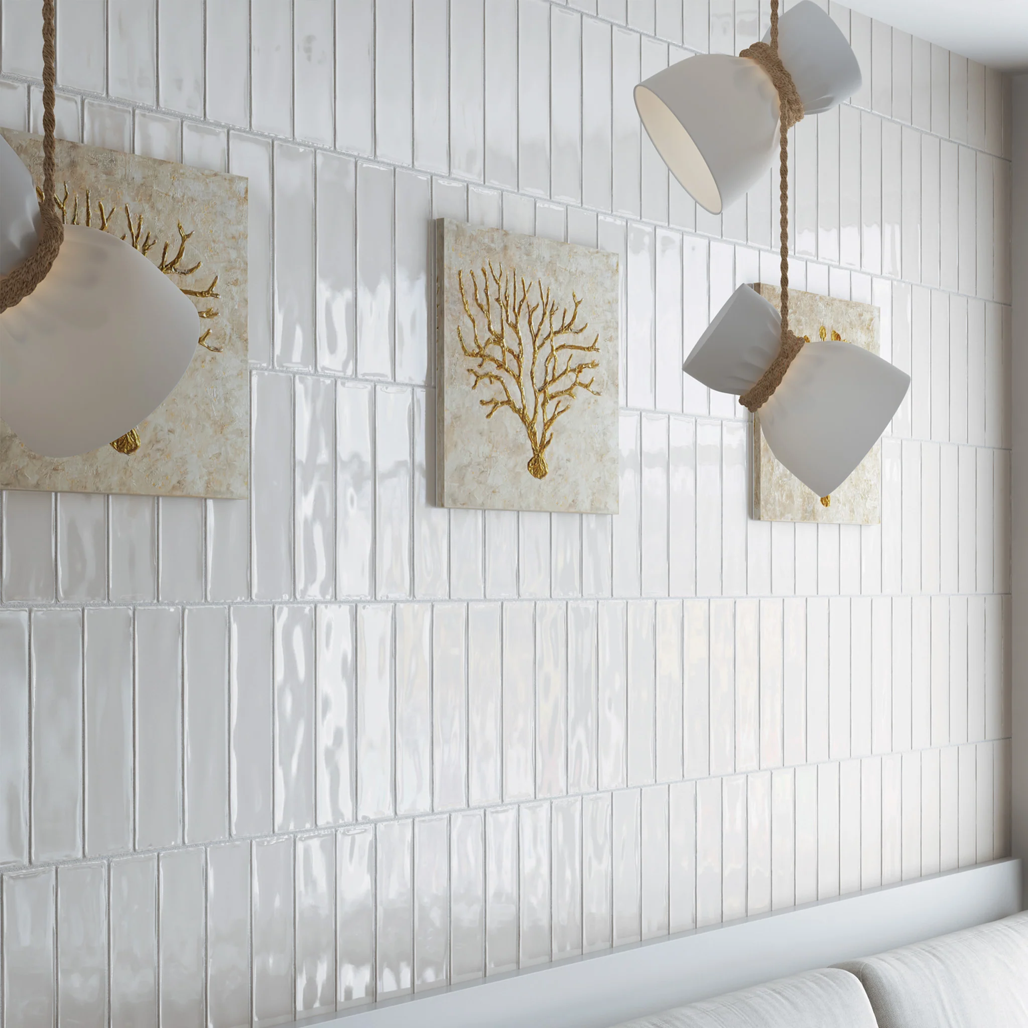 Countrywide White Wall Tile - Image 6