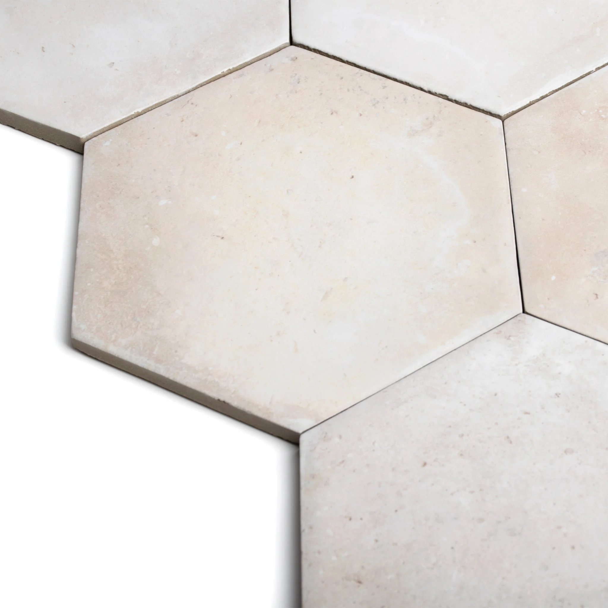 Croft White Hexagon Tile - Image 3