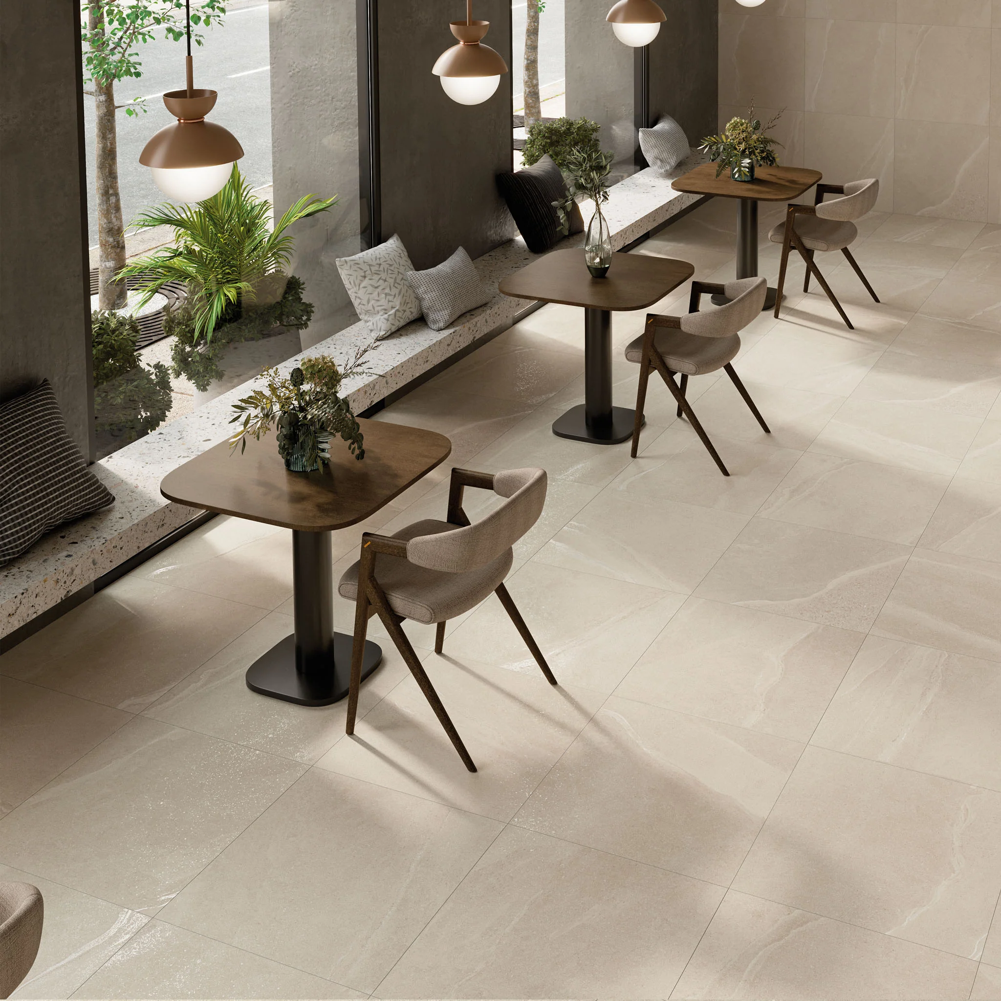 Derwent Ivory Floor Tile - Image 5