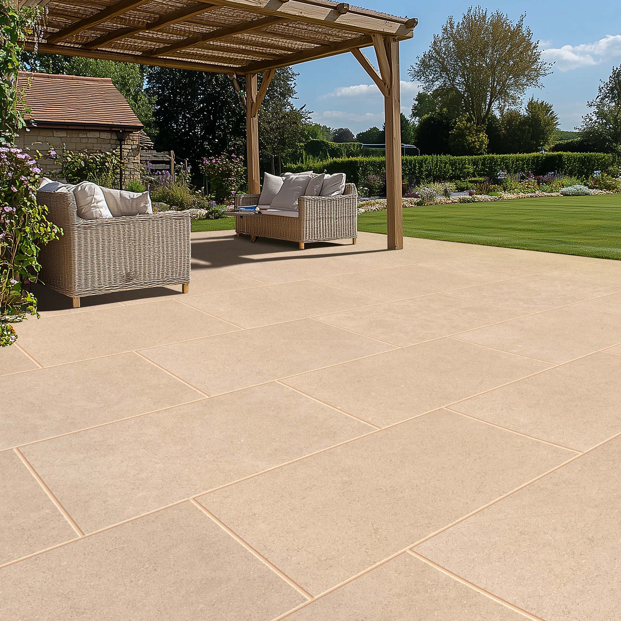Dijon Limestone 2CM Outdoor Tile - Image 2