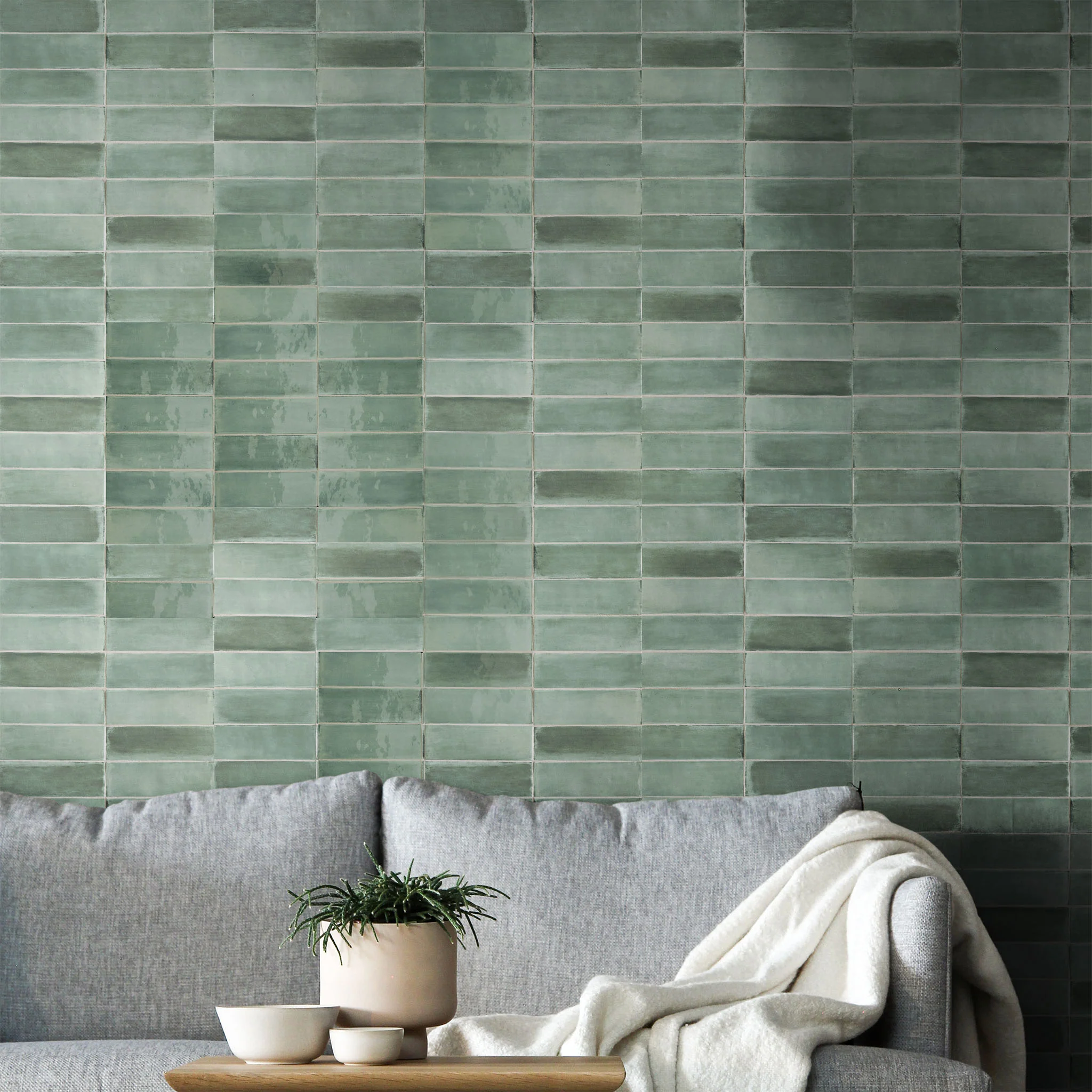 Dolce Vita Green Wall Tile - Image 6