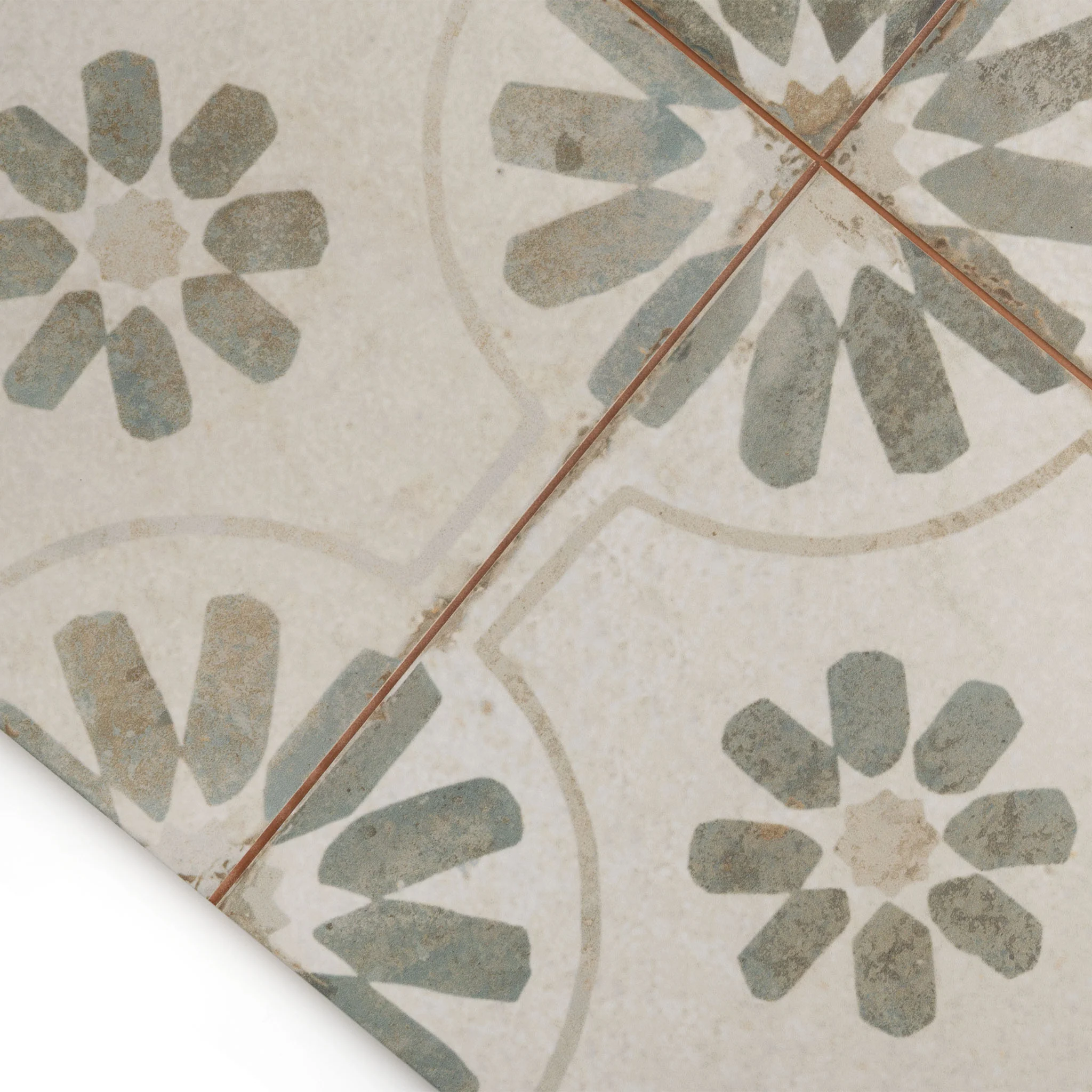 Esme Green Patterned Tile - Image 3