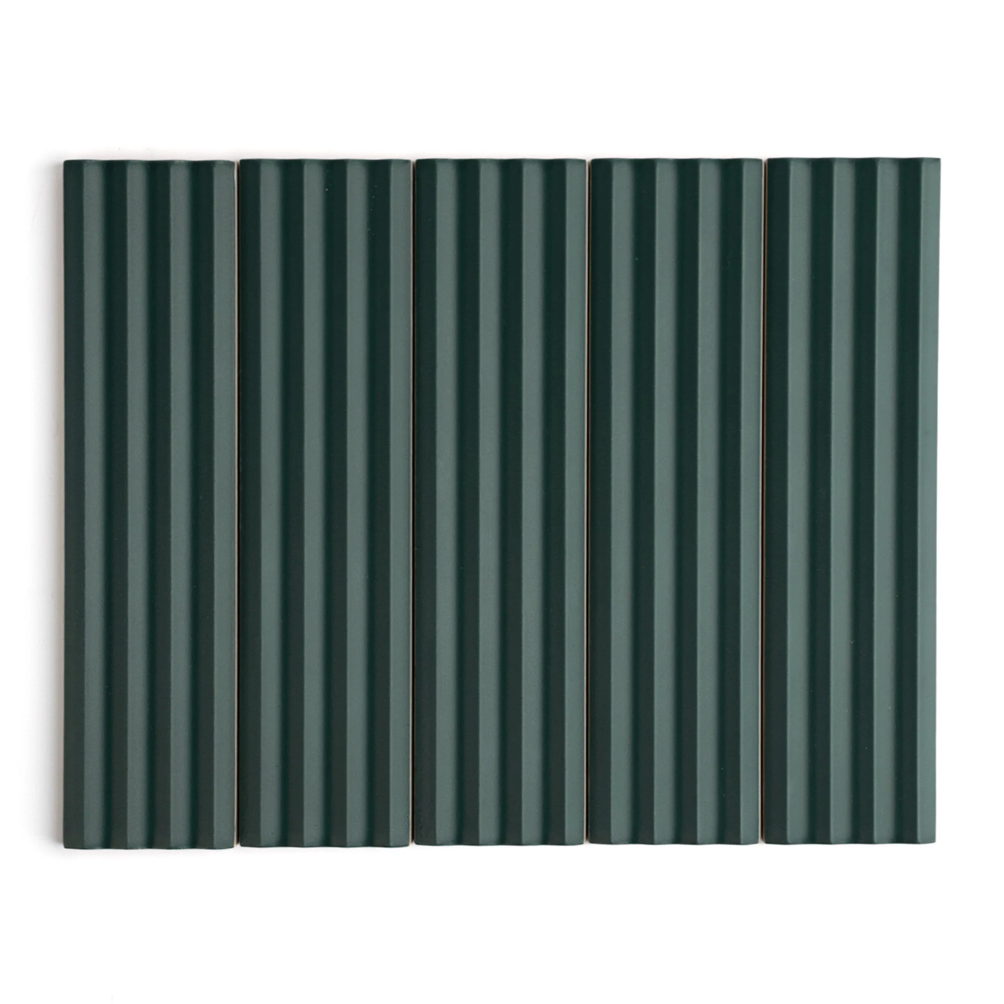 Fluted Emerald Decor Wall Tile - Image 4