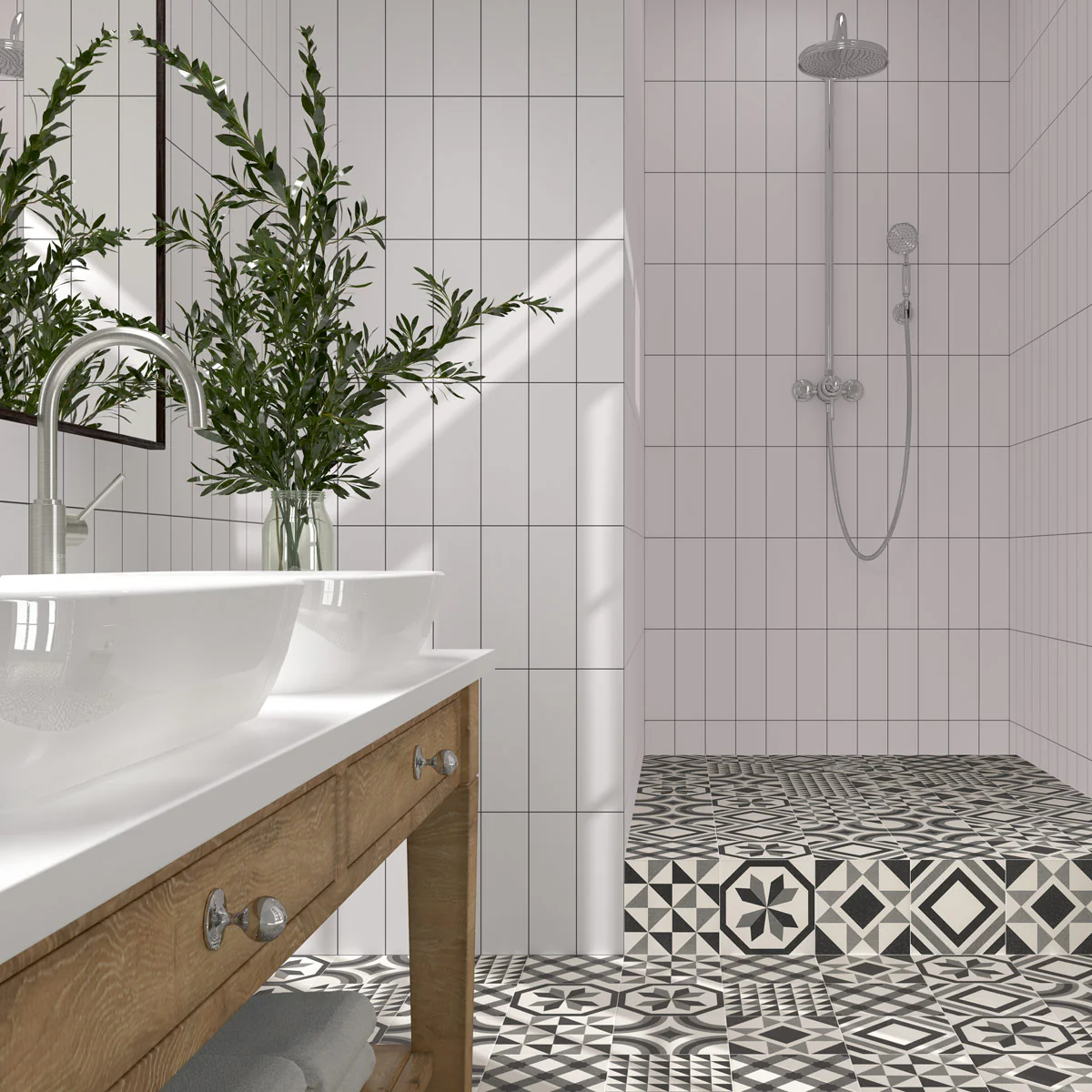 Haus Matt White Wall Tile - Image 5