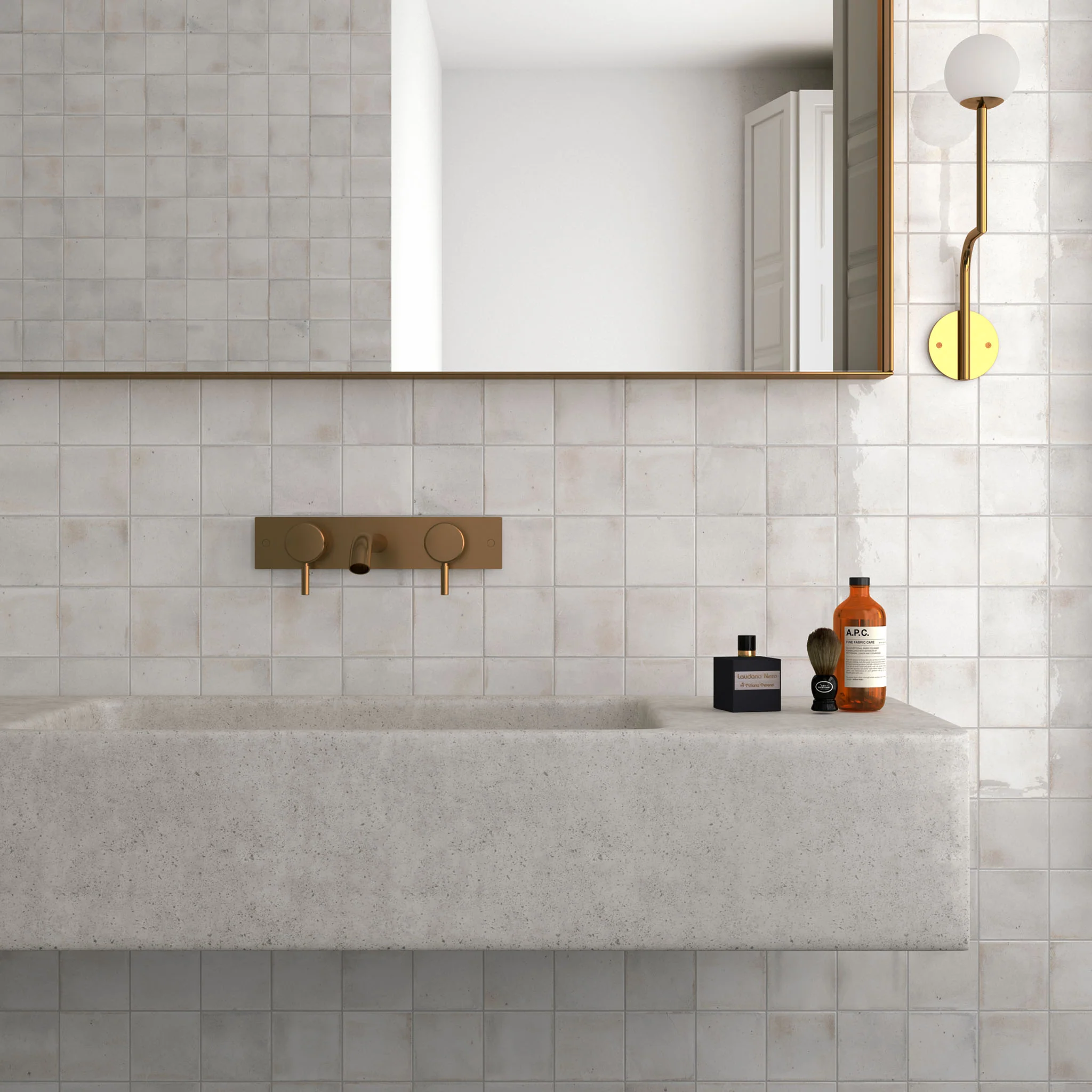 Heath White Wall Tile - Image 2