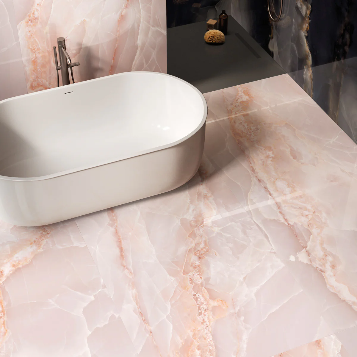 Jewel Onyx Pink Tile - Image 3
