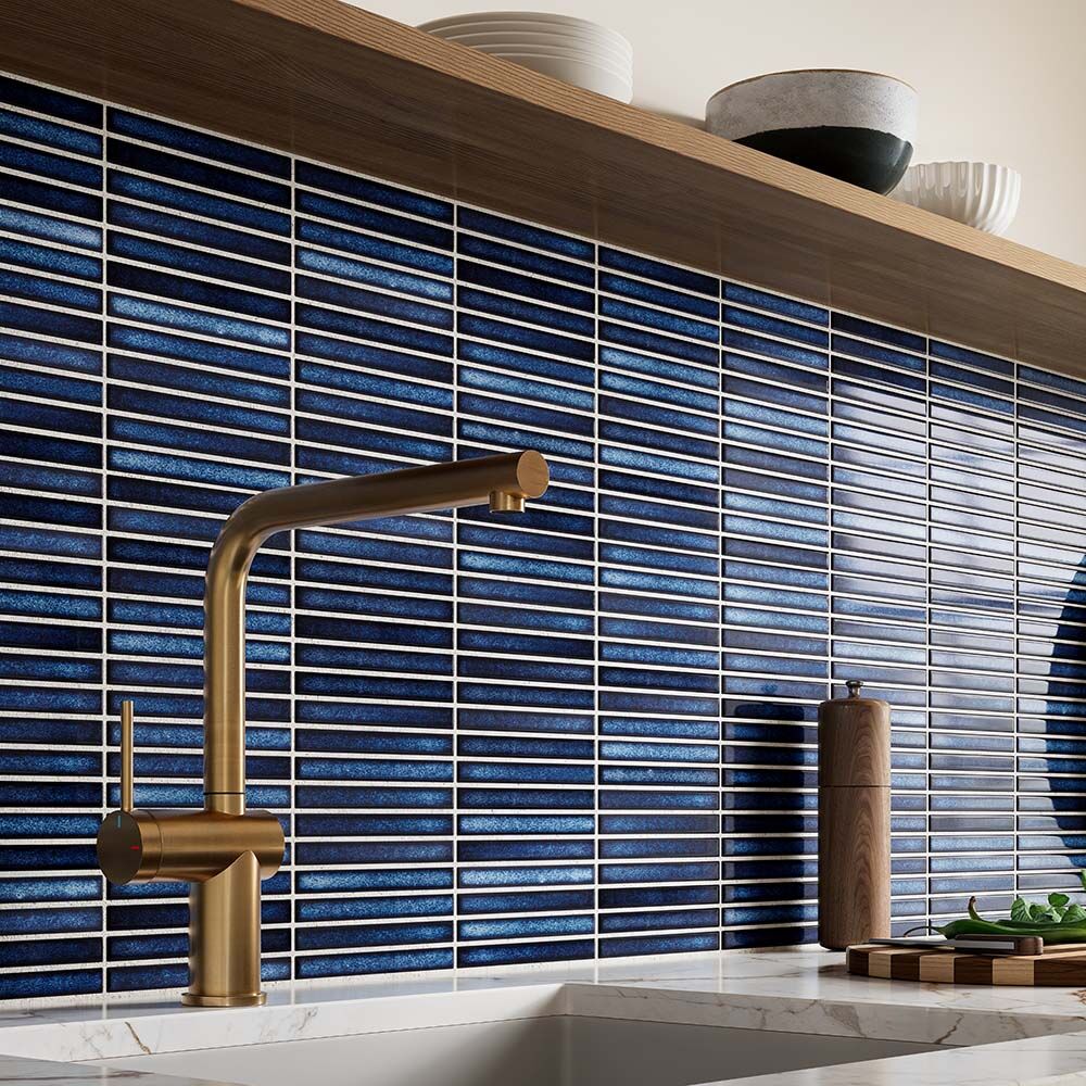 Kit Kat Blue Mosaic Tile