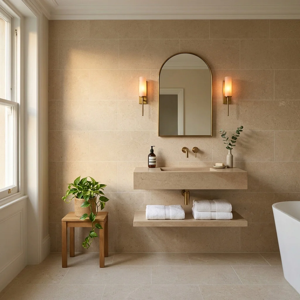 Limestone Beige Tile - Image 2