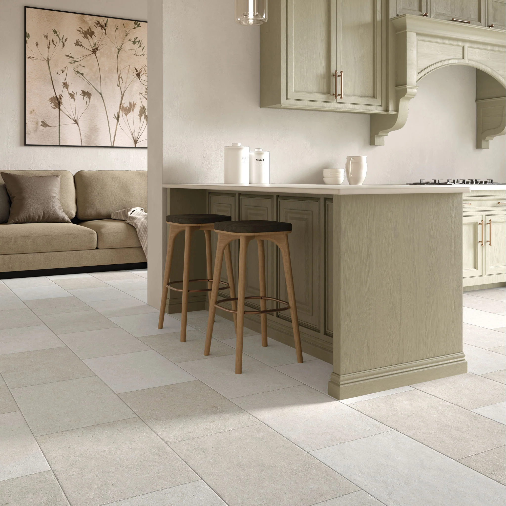 Loxley Light Floor Tile - Image 2