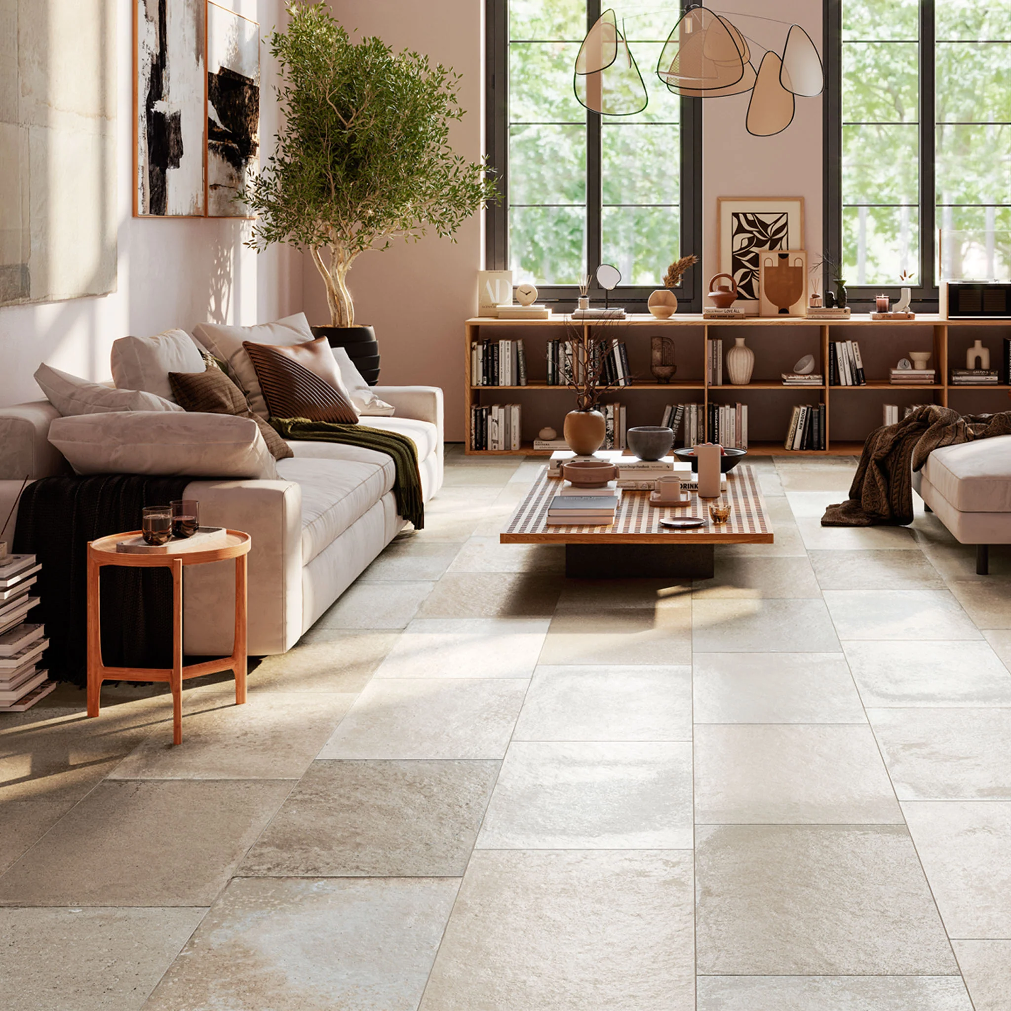 Marlow Bone Floor Tile - Image 3
