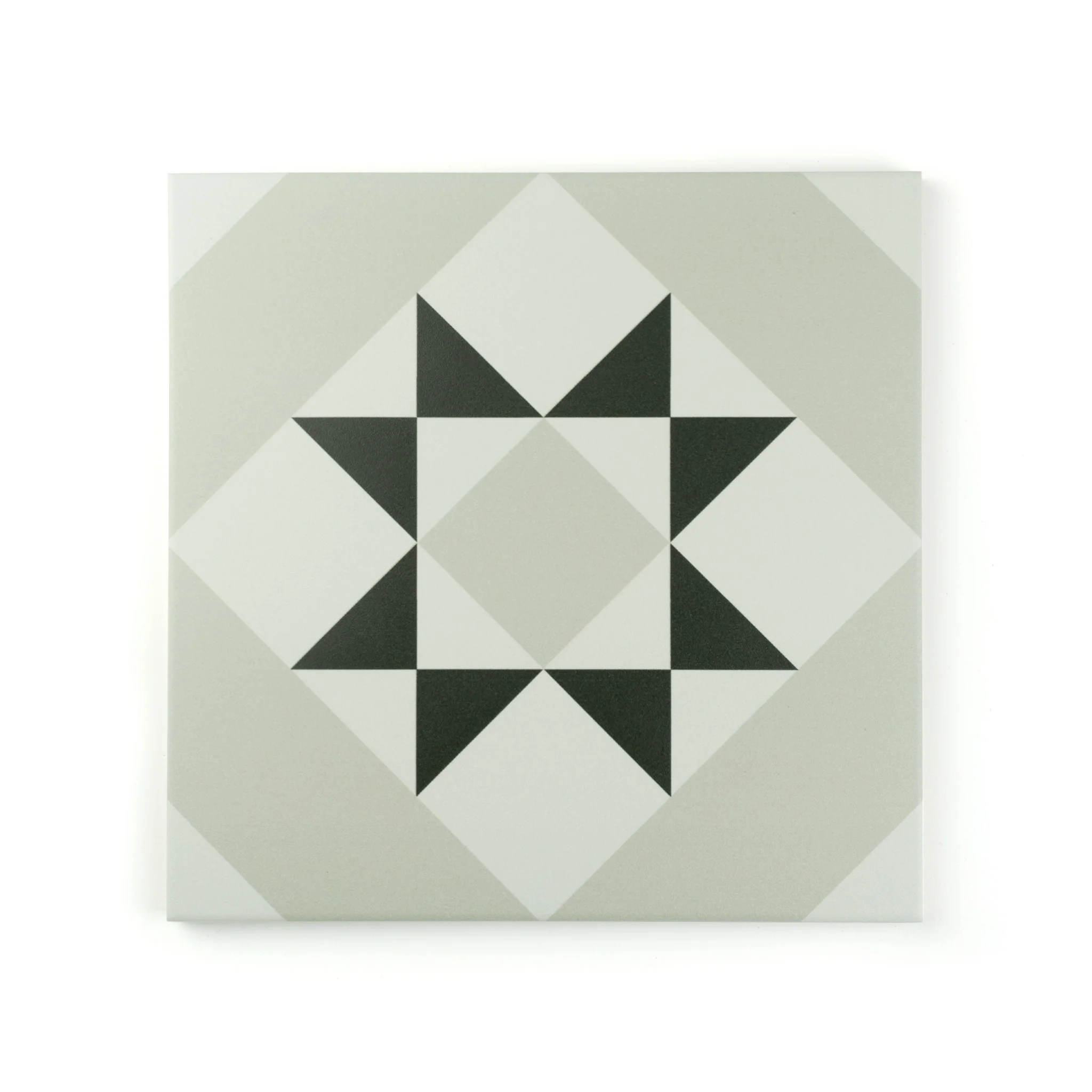 Melville Grey Patterned Tile - Image 3