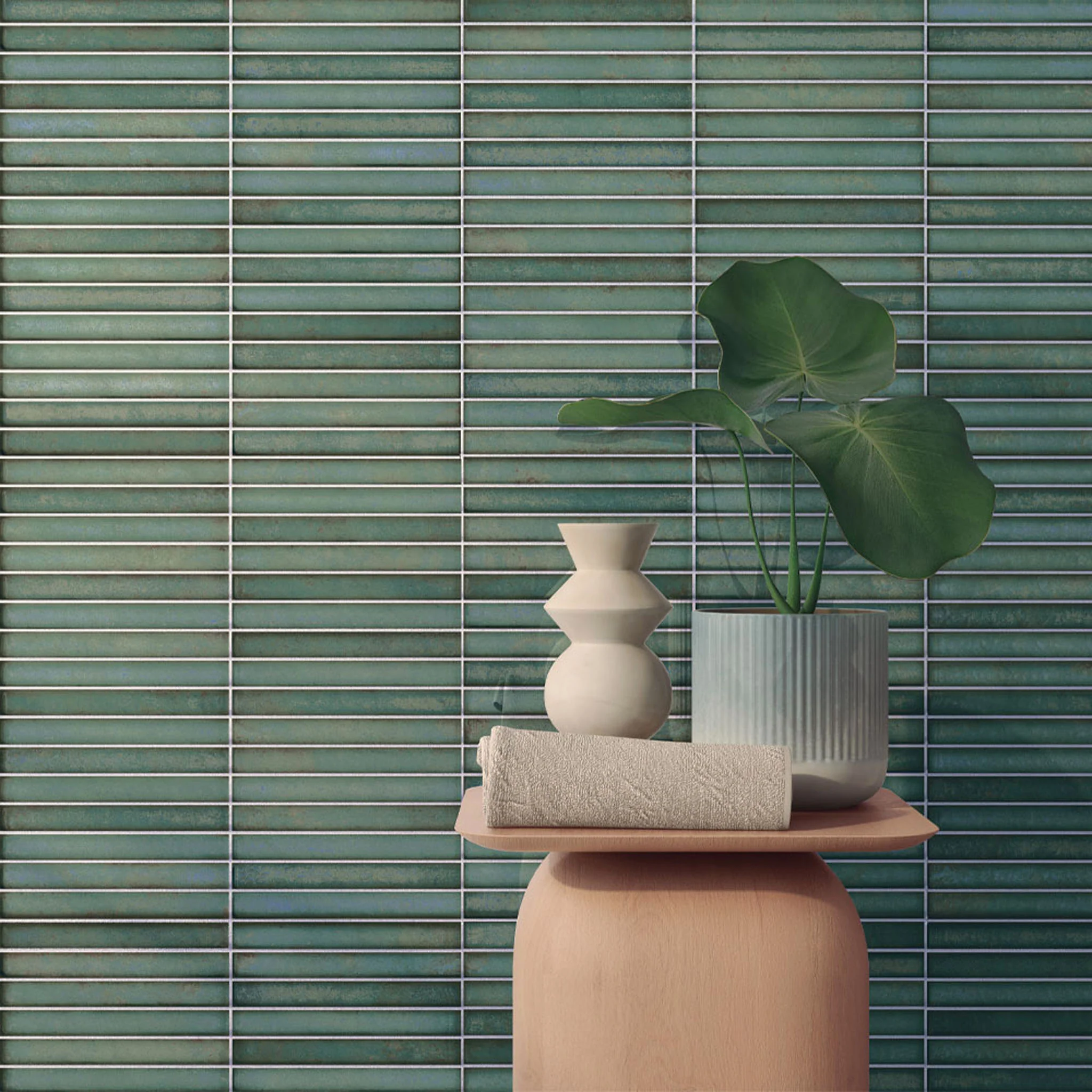 Moxie Emerald Kit Kat Tiles - Image 8