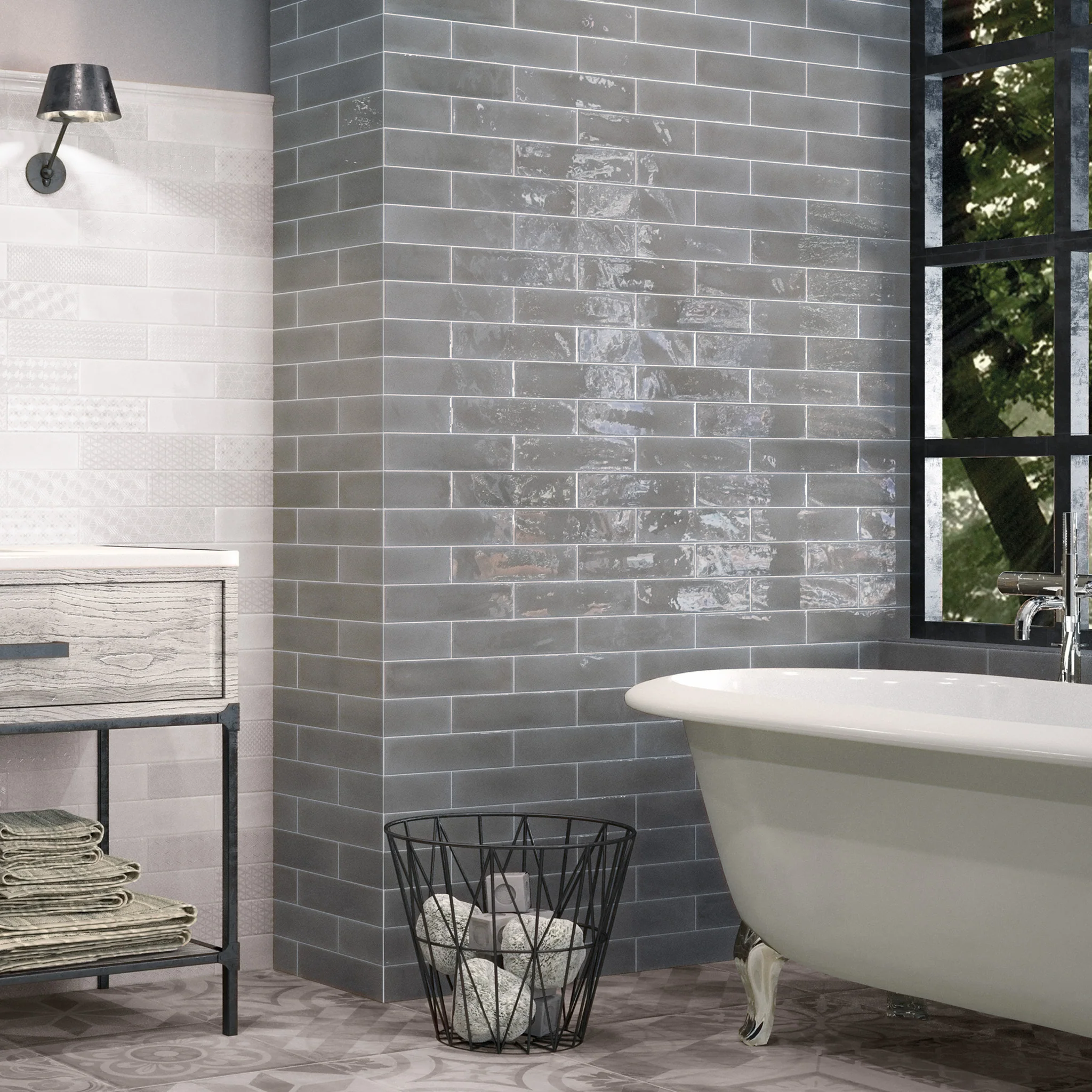 Opal Grey Wall Tile - Image 4