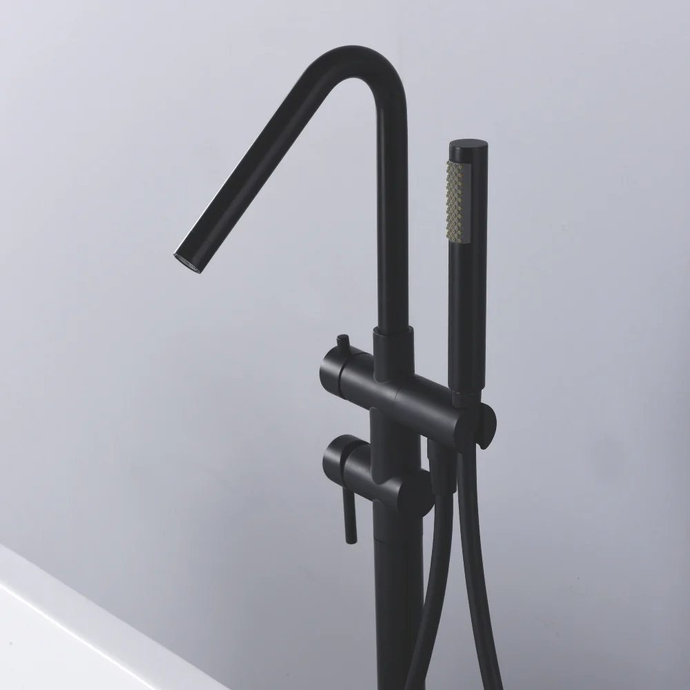 Purity Freestanding Bath Filler With Handshower - Image 3