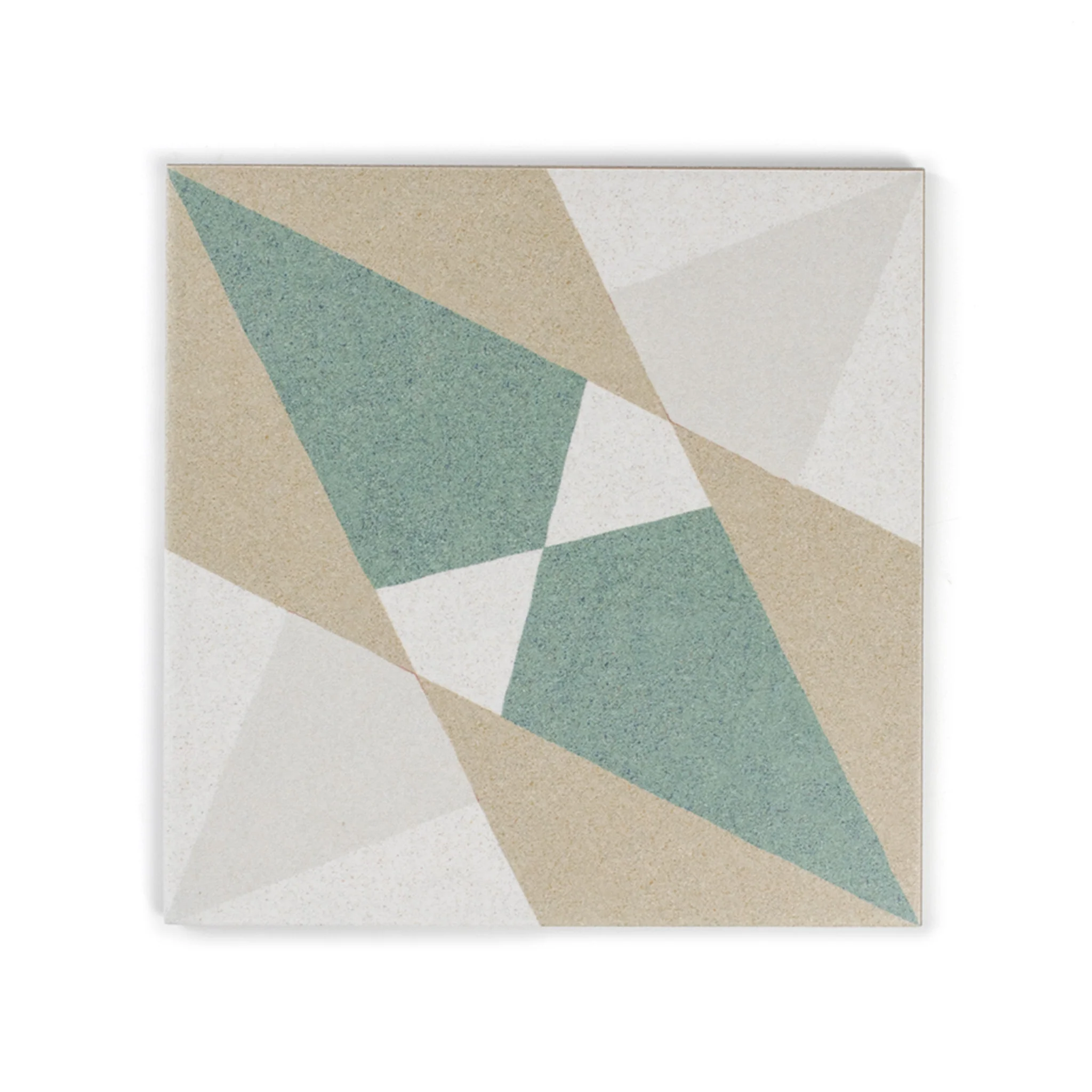 Rosetta Green Patterned Tile - Image 3