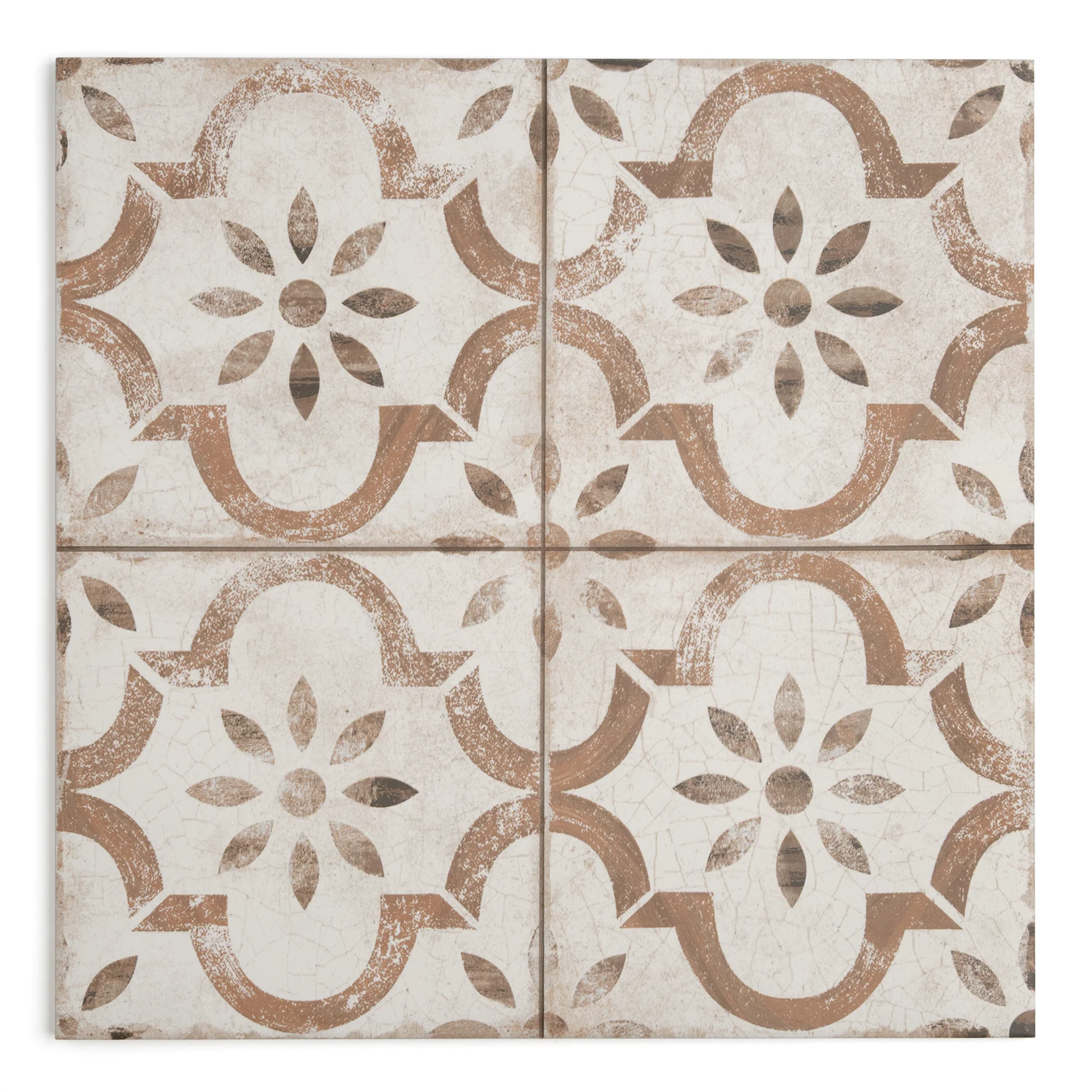 Salcombe Cotto Patterned Tile - Image 2