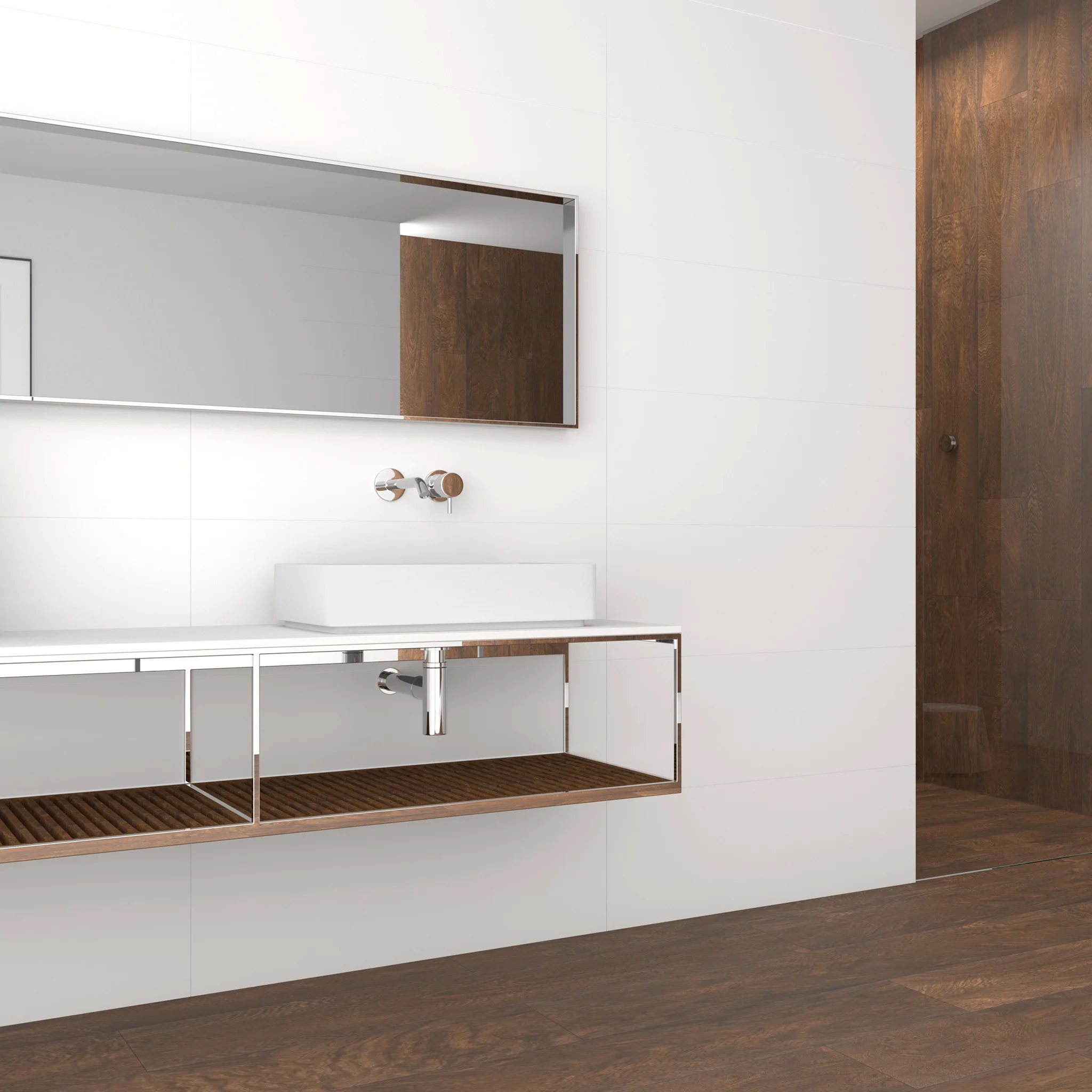 Scandi White Matt Wall Tile - Image 5