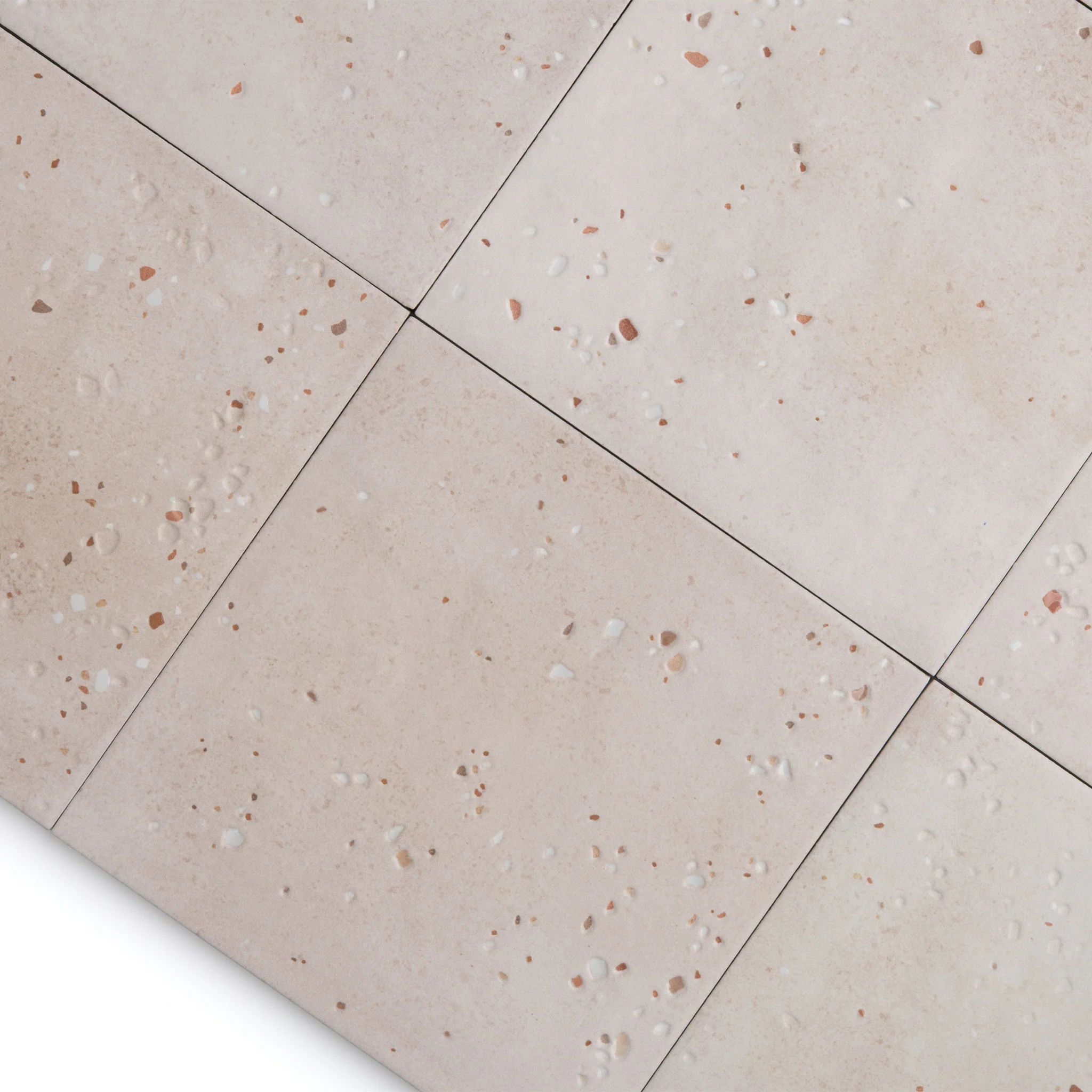 Starburst Ivory Terrazzo Tile - Image 3