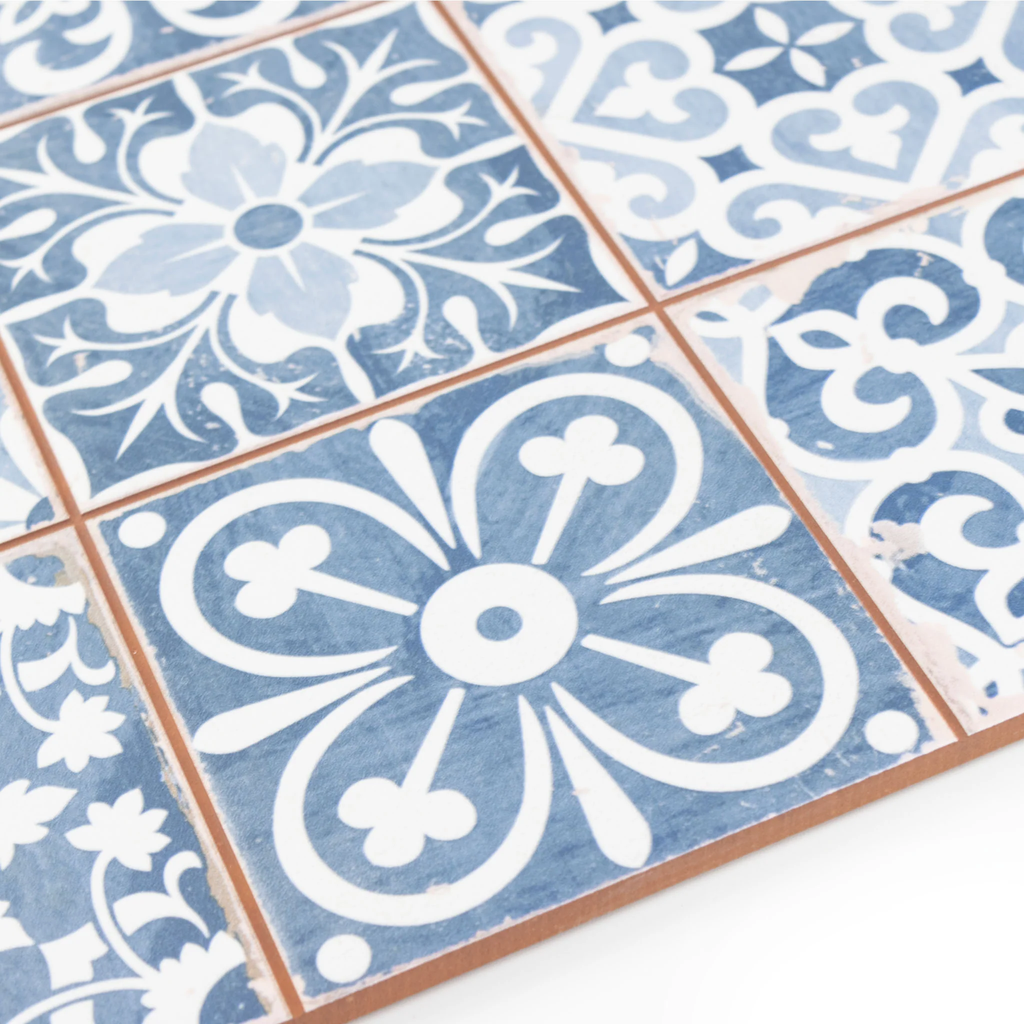 Tapestry Blue Patterned Tile - Image 3