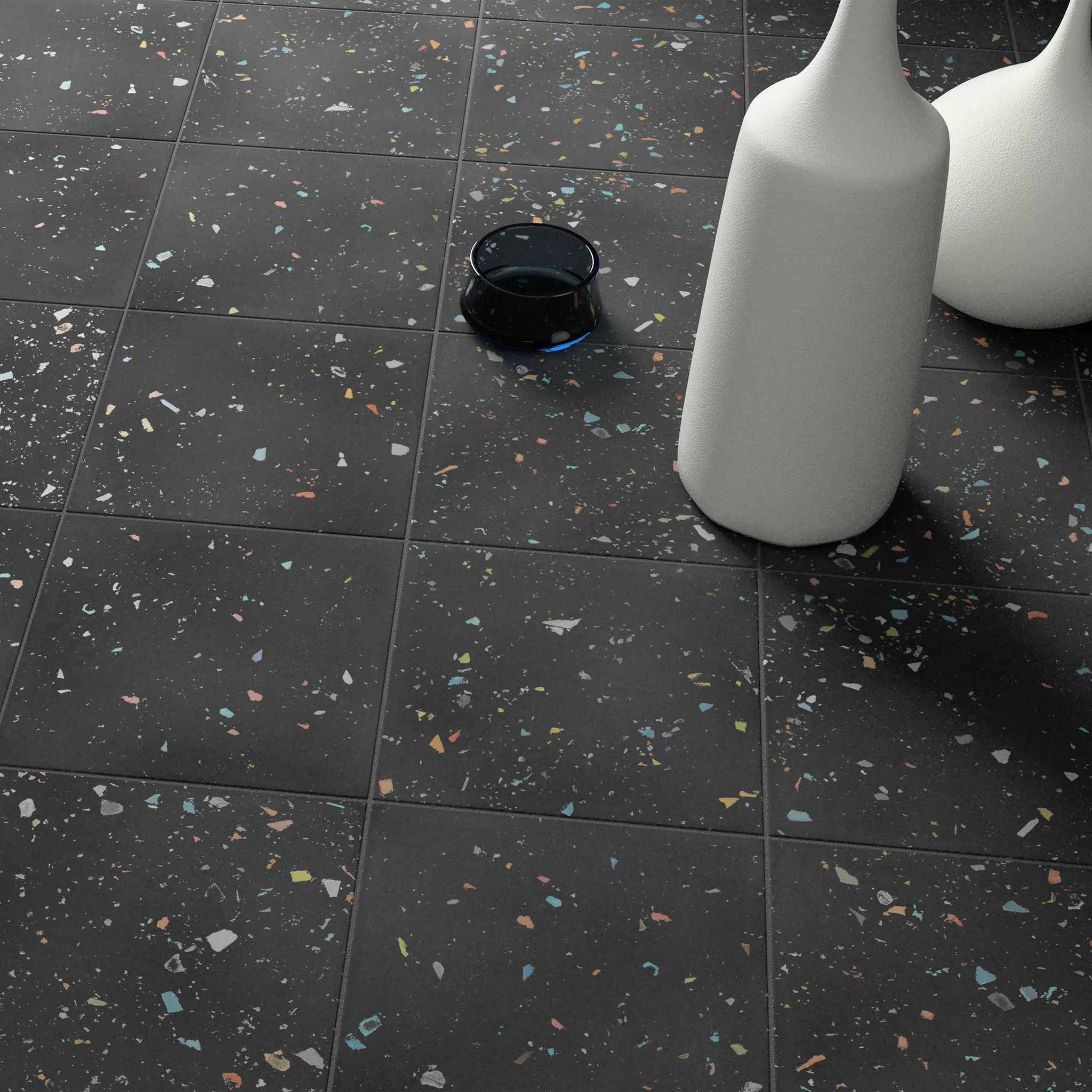 Tutti Frutti Dark Terrazzo Tile - Image 4