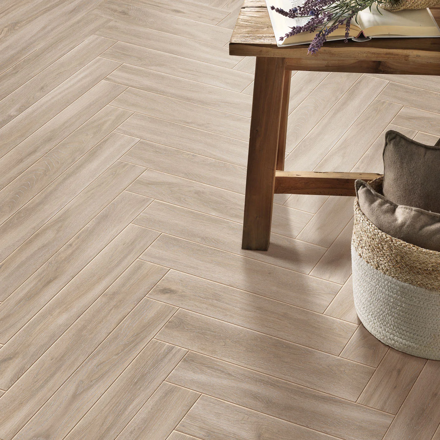 Wren Beech Wood Effect Tile - Image 5