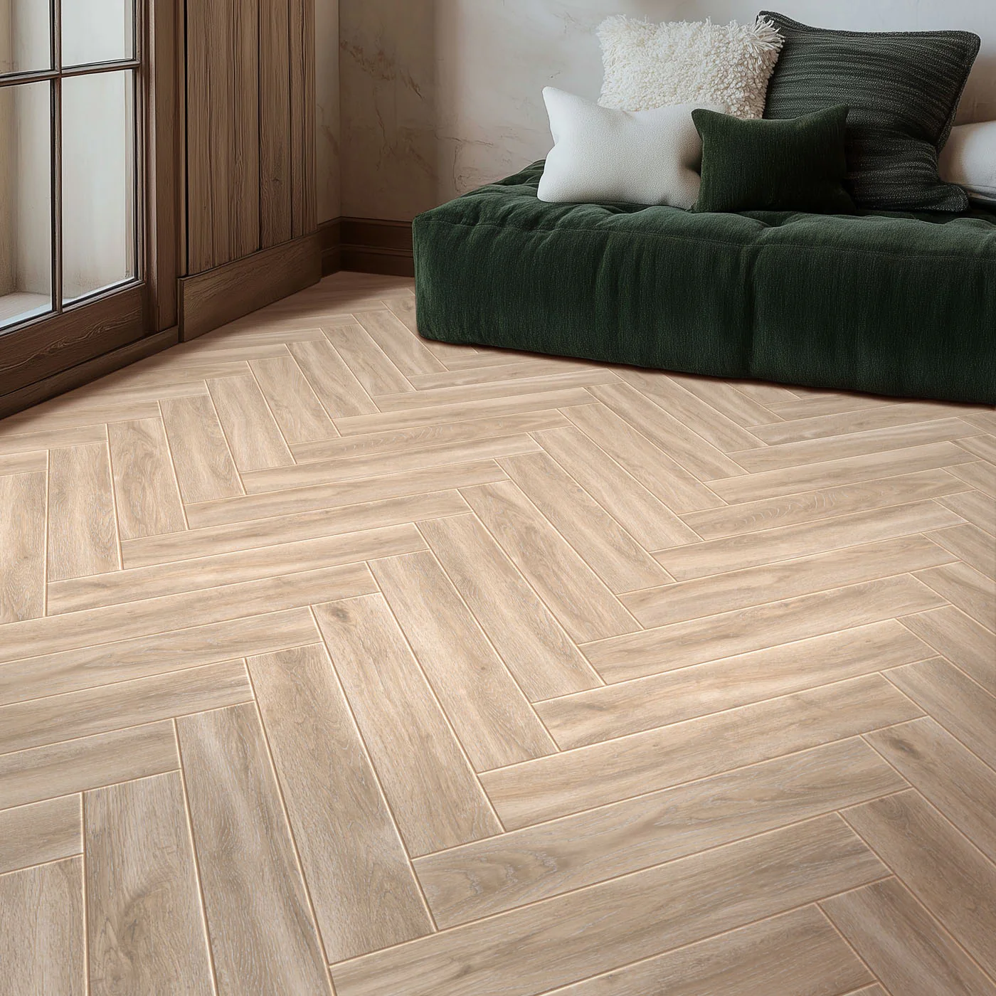 Wren Beech Wood Effect Tile - Image 7